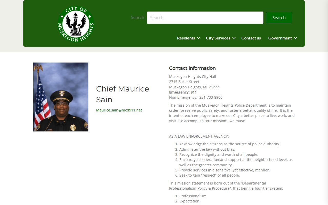 Muskegon Heights warrant records questions directed to the city police department